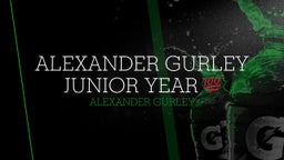 Alexander Gurley Junior Year ??