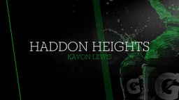 Kavon Lewis's highlights Haddon Heights