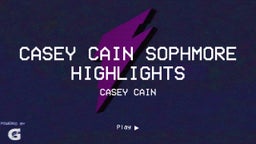 Casey Cain sophmore highlights