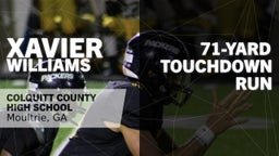 71-yard Touchdown Run vs Camden County High
