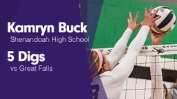 5 Digs vs Great Falls