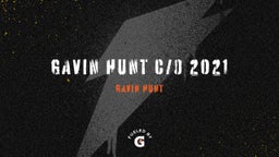 Gavin Hunt C/O 2021 
