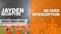 66-yard Interception vs Gooding 