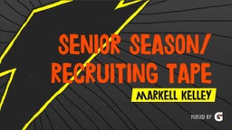 Senior Season/ Recruiting Tape