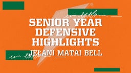 Senior Year Defensive Highlights