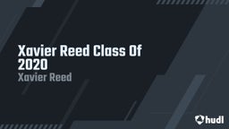 Xavier Reed Class Of 2020