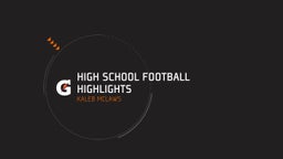 High school Football Highlights 