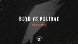 Nick Taylor's highlights Boyd vs Holiday