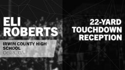 22-yard Touchdown Reception vs Turner County 