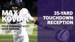 35-yard Touchdown Reception vs Troy-Buchanan 