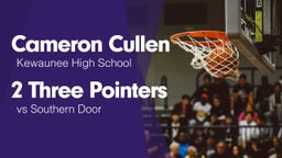 2 Three Pointers vs Southern Door 