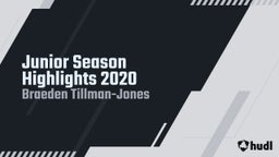 Junior Season Highlights 2020