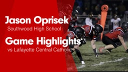 Game Highlights vs Lafayette Central Catholic 