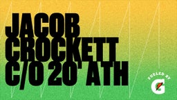 Jacob Crockett C/O 20' ATH
