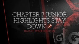 chapter 7 Junior highlights stay down ??