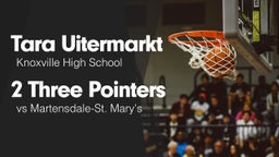 2 Three Pointers vs Martensdale-St. Mary's 