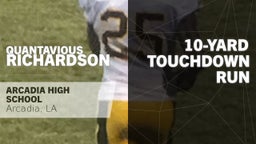 Quantavious Richardson's highlights 10-yard Touchdown Run vs Grambling