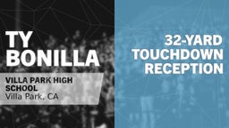 32-yard Touchdown Reception vs Foothill High