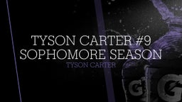 Tyson Carter #9 sophomore season