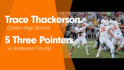 5 Three Pointers vs Anderson County 