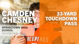 33-yard Touchdown Pass vs Burkburnett High