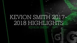Kevion Smith 2017-2018 highlights 