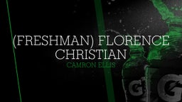 (Freshman) Florence Christian