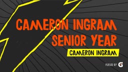 Cameron Ingram Senior Year