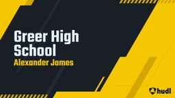 Alexander James's highlights Greer High School