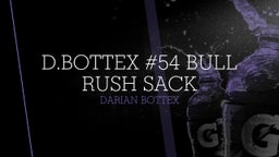 D.Bottex #54 Bull Rush Sack