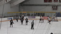 Ridgefield ice hockey highlights New Canaan High School