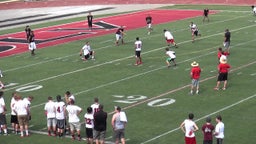 Highlight of vs. Spring Football Spring Ball 7-on-7 game