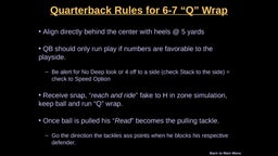 Highlight of Offensive Playbook 2018