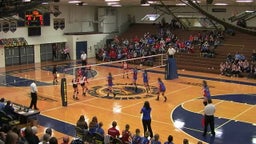 NorthWood volleyball highlights vs. West Noble High