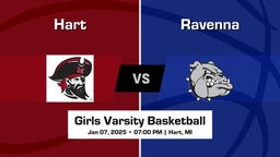 Ravenna vs Hart Girls Varsity Basketball Game Recap
