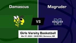 Magruder vs Damascus Girls Varsity Basketball Game Recap