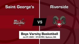 Riverside vs Saint George's Boys Varsity Basketball Game Recap