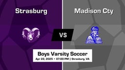 Madison Cty vs Strasburg Boys Varsity Soccer Game Recap