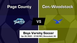 Page County Boys Varsity Soccer Team Highlight
