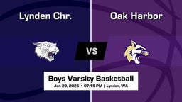 Oak Harbor vs Lynden Chr. Boys Varsity Basketball Game Recap