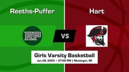 Hart vs Reeths-Puffer Girls Varsity Basketball Game Recap