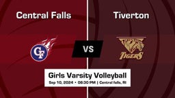 Varsity Girls Volleyball | Tiverton High School vs. Central Falls High School