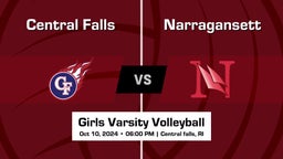 Narragansett vs Central Falls Girls Varsity Volleyball Game Recap