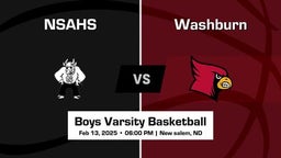 Washburn vs NSAHS Boys Varsity Basketball Game Recap