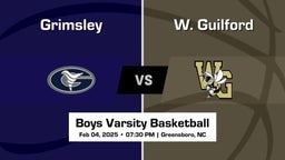 W. Guilford vs Grimsley Boys Varsity Basketball Game Recap