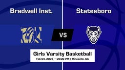 Statesboro vs Bradwell Inst. Girls Varsity Basketball Game Recap