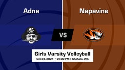 Napavine vs Adna Girls Varsity Volleyball Game Recap