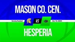 10/10 Highlights vs Mason Co. Cen.