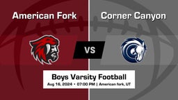 Corner Canyon vs American Fork Boys Varsity Football Game Recap