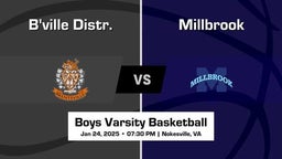 B'ville Distr. Boys Varsity Basketball Team Highlight
